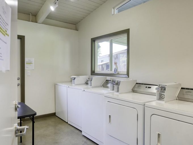 washing machines in laundry room