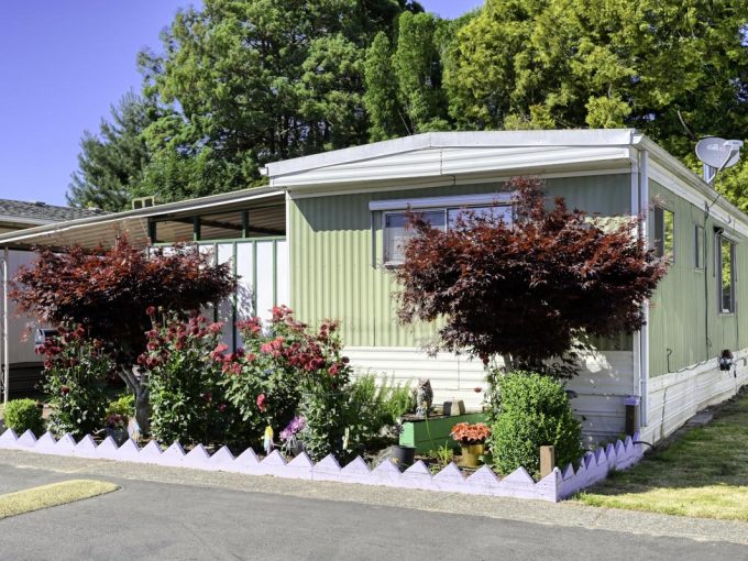 home exterior with garden